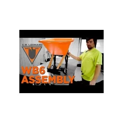 Leonard 6-Cubic-Foot Orange Steel Tray Wheelbarrow With Steel Handles And Pneumatic Tires 5 Leonard 6-Cubic-Foot Orange Steel Tray Wheelbarrow With Steel Handles And Pneumatic Tires -Beautiful Garden hqdefault 18 14