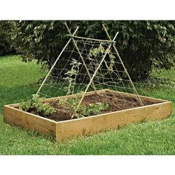Hortonova Trellis Netting, 6-1/2 Feet X 3,280 Feet -Beautiful Garden htn63280 7