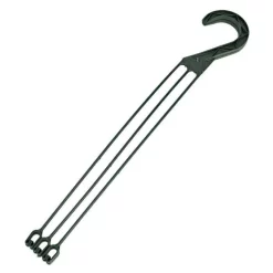 Landmark Plastics 16-Inch Double-Clip Auto Hangers, Case Of 50