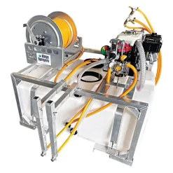 Kings 100 Gallon Skid Sprayer With 10 Gpm Diaphragm Pump And Manual Hose Reel