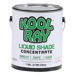 Kool Ray Classic Liquid Shade, White, 1 Gallon