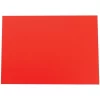7in X 5in X 015in Blank Bright Colored Sign Cards - Red