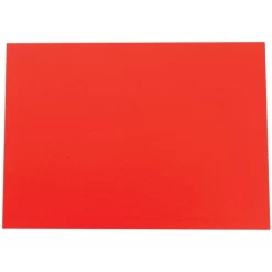 7in X 5in X 015in Blank Bright Colored Sign Cards - Red