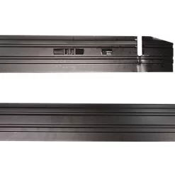 Permaloc Set Of Six 8-foot Long Sections - Black DuraFlex, Baked-On Finish -Beautiful Garden pbdf8
