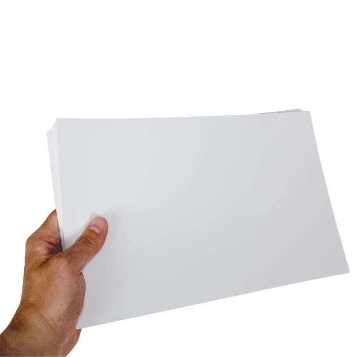 Vinyl Card For Steel Sign Holder Blank White 11in X 7in 2 Vinyl Card For Steel Sign Holder Blank White 11in X 7in - Image 2