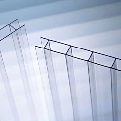 Polycarbonate Panel 8mm Twin Wall, Clear, 6' X 16'