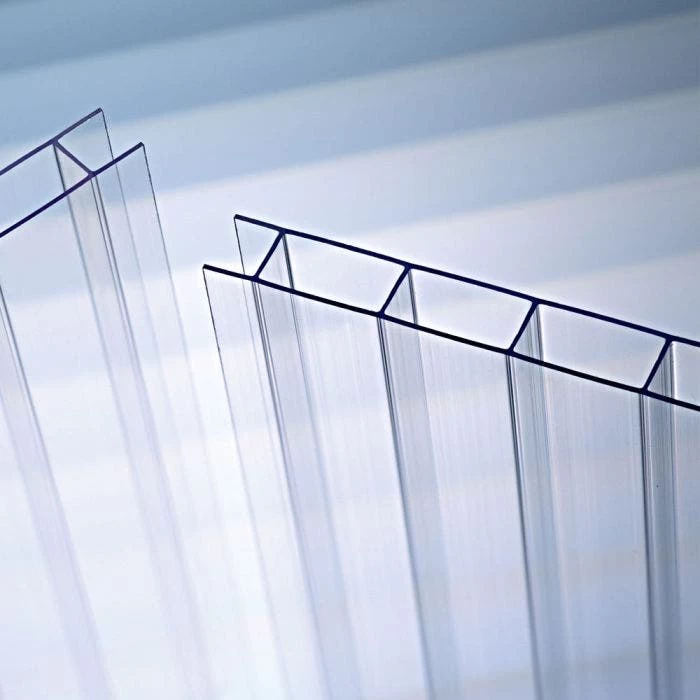 Polycarbonate Panel 8mm Twin Wall, Clear, 6' X 12' 1 Polycarbonate Panel 8mm Twin Wall, Clear, 6' X 12'