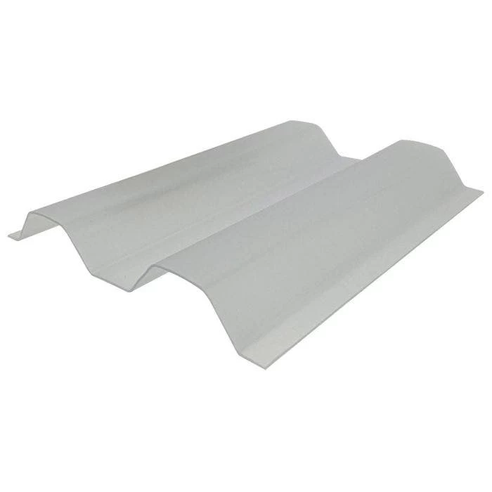 Polycarbonate Panel Greca Corrugated, High Diffusion Soft White, 4' X 8' 1 Polycarbonate Panel Greca Corrugated, High Diffusion Soft White, 4' X 8'