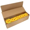 Yellow With Red Polka Dots Tagging Tape, Box Of 12 Rolls