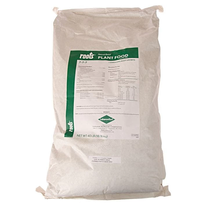 PHC ROOTS Plant Food With Microbes, 7-7-7, 40lb Bag 1 PHC ROOTS Plant Food With Microbes, 7-7-7, 40lb Bag