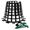 Plant Knight Plant And Tree Guard -Black - 9 Pack