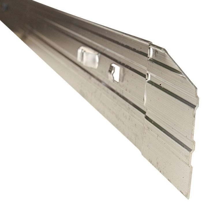 Permaloc Set Of Six 8-foot Long Sections - Aluminum Milled Finish 1 Permaloc Set Of Six 8-foot Long Sections - Aluminum Milled Finish