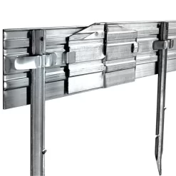 Permaloc Set Of Six 8-foot Long Sections - Aluminum Milled Finish 7 Permaloc Set Of Six 8-foot Long Sections - Aluminum Milled Finish -Beautiful Garden pml8 2