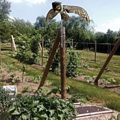 Bird-X Prowler Owl Decoy With Realistic Moving Wings -Beautiful Garden prowl 5