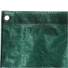 Green Tuff Tarp, 4.5oz. Polyethylene With Grommets, 12ft X 22ft