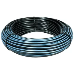 Toro Irrigation 5/8in Tubing Blue Stripe 100ft Coil, No Emitters