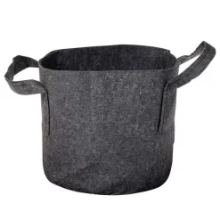 Root Pouch Natural Fiber Blend Degradable Pots, 5-Gallon With Handle, 3-4 Year, Bundle Of 10