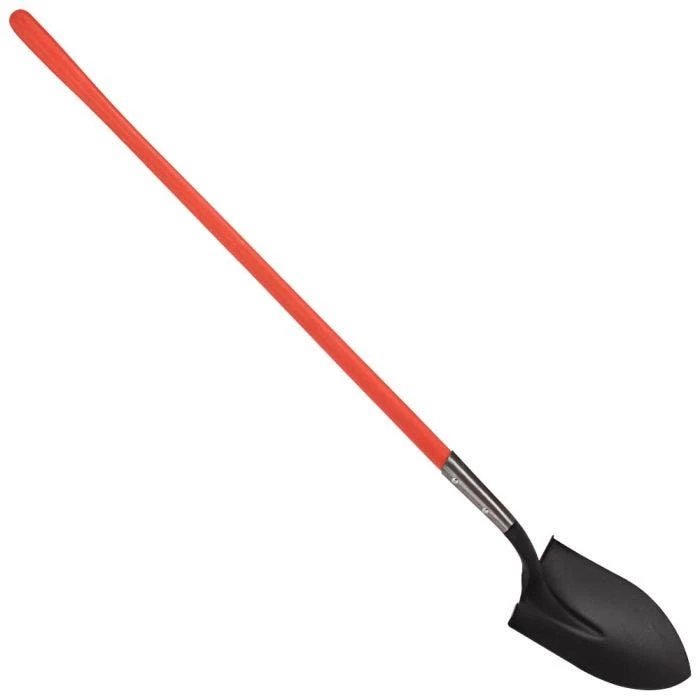 Leonard Round Point, Open Back Shovel W/ 48" Composite Handle 1 Leonard Round Point, Open Back Shovel W/ 48" Composite Handle