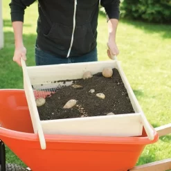 Wheelbarrow Sifter For Compost And Soil -Beautiful Garden s22 6