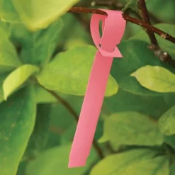 Slip 'N Lock Loop Lock Vinyl Labels 5/8in X 5 1/2in 1000/Roll Pink -Beautiful Garden sl558 6p 3