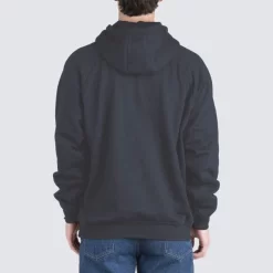 BERNE Mastic Thermal-Lined Hooded Quarter-Zip, Gray, 4XL Tall -Beautiful Garden sp350gry 4xt 2