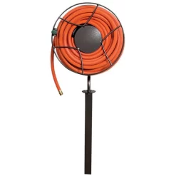 Full Rotation Free-Standing Hose Swivel Reel, Anti-Rust Steel -Beautiful Garden sr360 2