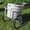 Smart Water Cart, Flat Free Wheels