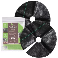 TreeDiaper® Twin Pack, 14-Inch Diameter -Beautiful Garden td14 5