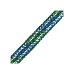 Samson Velocity Climbing Rope 7/16in X 150ft Blue/Green/White Tensile 6000lb