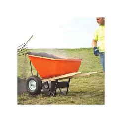Leonard 2 Wheeled 10 Cubic Foot Capacity Poly Tray Wheelbarrows 11 Leonard 2 Wheeled 10 Cubic Foot Capacity Poly Tray Wheelbarrows -Beautiful Garden vp wb10 4