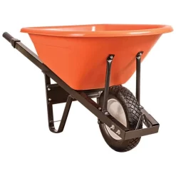 Leonard 6 Cubic Foot Poly Tray Wheelbarrows With Steel Handles 9 Leonard 6 Cubic Foot Poly Tray Wheelbarrows With Steel Handles -Beautiful Garden vp wbs 4