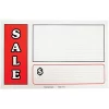 Pre-Printed Vinyl Sign Cards, 11-inch X 7-inch, With Sale Information, Pack Of 25