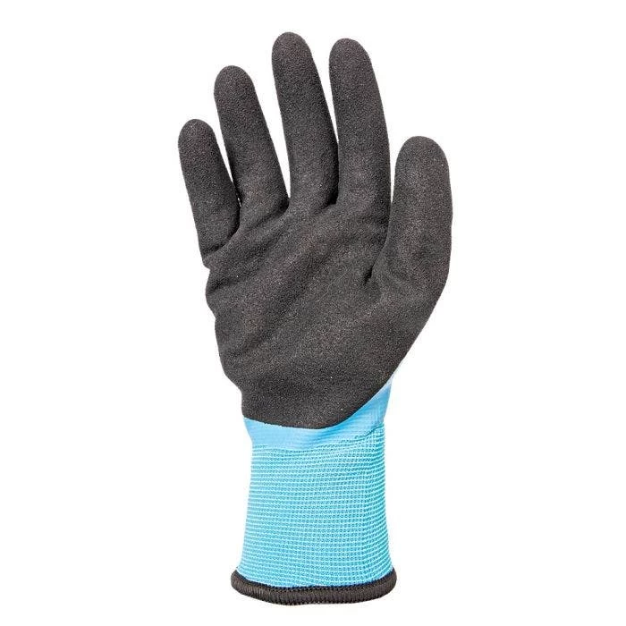 Glove Thermal Full Latex Coated Blue/Black Md 2 Glove Thermal Full Latex Coated Blue/Black Md - Image 2