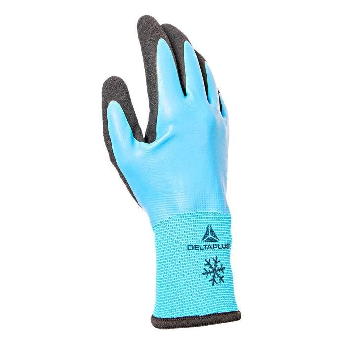 Glove Thermal Full Latex Coated Blue/Black Md 1 Glove Thermal Full Latex Coated Blue/Black Md