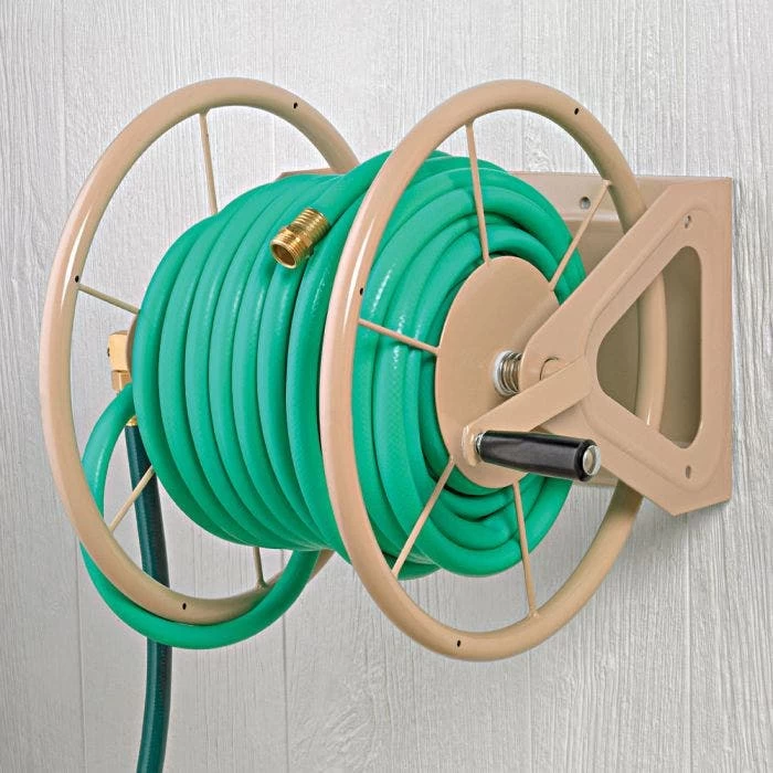 Hose Reel Wall Mount Commercial Grade 200ft Capacity 1 Hose Reel Wall Mount Commercial Grade 200ft Capacity